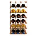 Stojak · 18 butelek RW-8 3x6 czerń·brąz