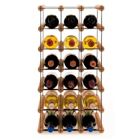 Stojak · 18 butelek RW-8 3x6 czerń·brąz