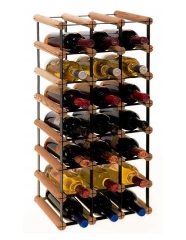 Stojak · 21 butelek RW-8 3x7 czerń·brąz