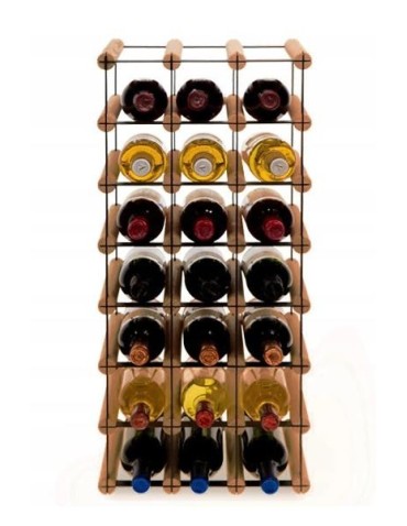 Stojak · 21 butelek RW-8 3x7 czerń·brąz - product 2