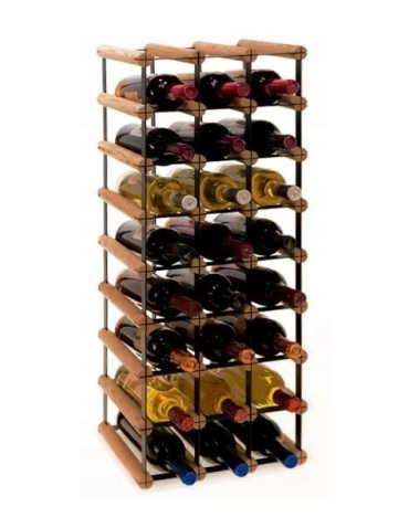 Stojak · 24 butelki RW-8 3x8 czerń·brąz