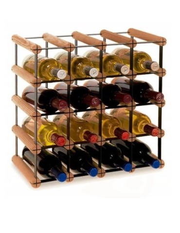 Stojak · 16 butelek RW-8 4x4 czerń·brąz - product 2