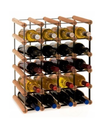 Stojak · 20 butelek RW-8 4x5 czerń·brąz