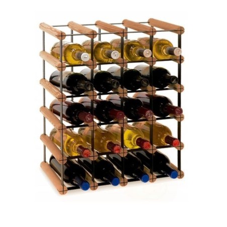 Stojak · 20 butelek RW-8 4x5 czerń·brąz