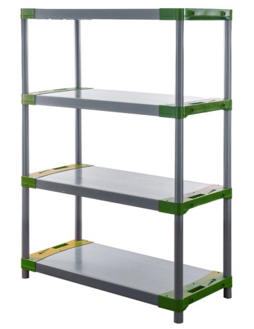 Regał plastikowy Jupiter-4 138x100x46 zielony