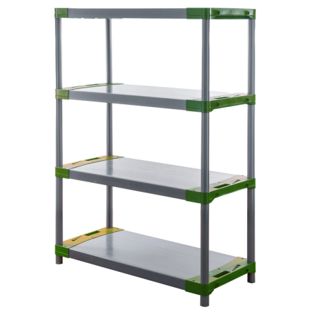 Regał plastikowy Jupiter-4 138x100x46 zielony