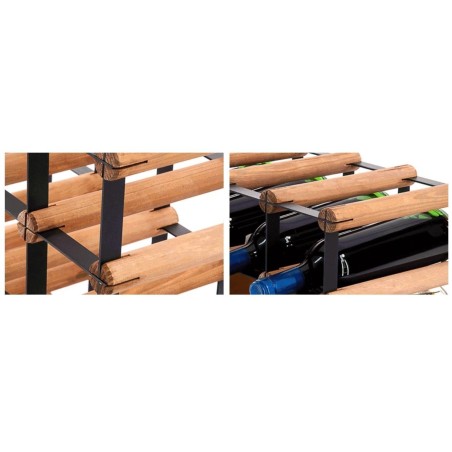 Stojak · 24 butelki RW-8 4x6 czerń·brąz