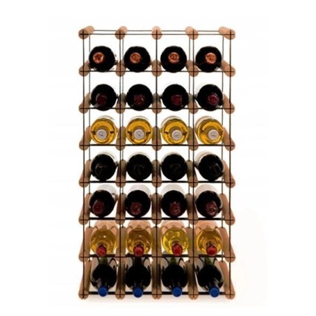 Stojak · 28 butelek RW-8 4x7 czerń·brąz