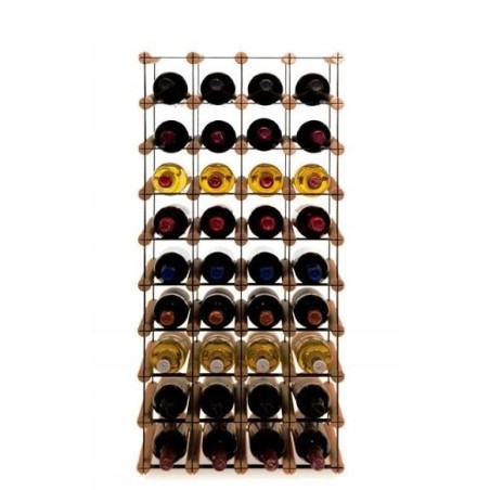 Stojak · 36 butelek RW-8 4x9 czerń·brąz
