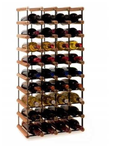 Stojak · 36 butelek RW-8 4x9 czerń·brąz