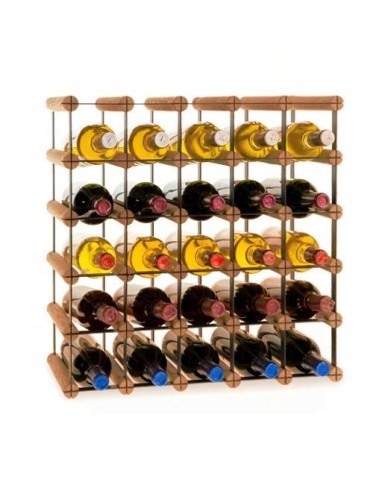 Stojak · 25 butelek RW-8 5x5 czerń·brąz - product 2