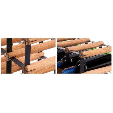 Stojak · 25 butelek RW-8 5x5 czerń·brąz