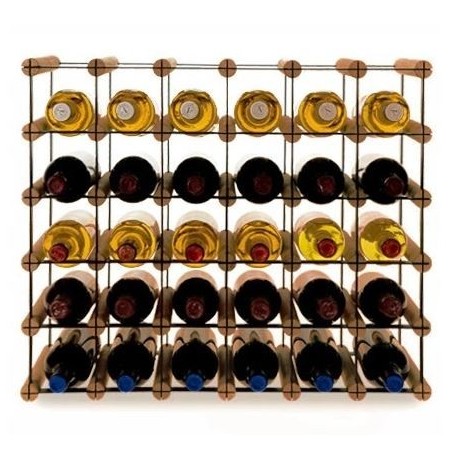 Stojak · 30 butelek RW-8 6x5 czerń·brąz