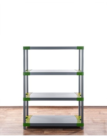 Tytan-4 - Regał plastikowy TYTAN-4 czerwony · 138x90x46 · Nośność półki 160 kg - product 8