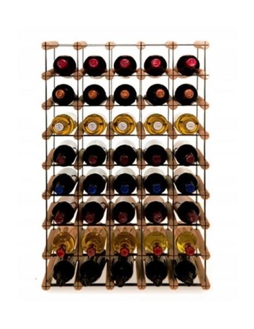 Stojak · 40 butelek RW-8 5x8 czerń·brąz - product 2