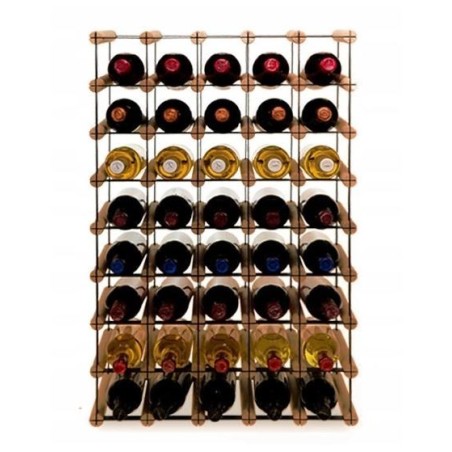 Stojak · 40 butelek RW-8 5x8 czerń·brąz