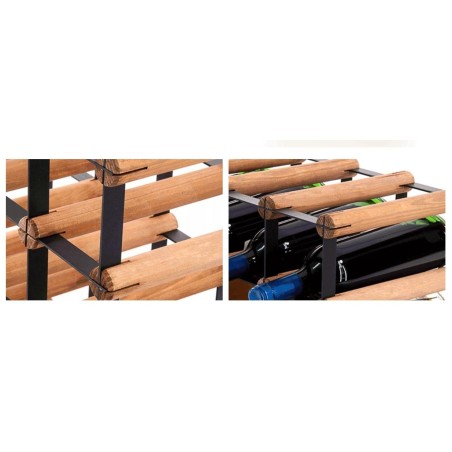 Stojak · 45 butelek RW-8 5x9 czerń·brąz