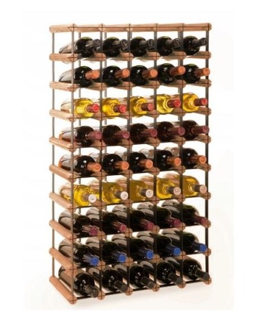 Stojak · 45 butelek RW-8 5x9 czerń·brąz