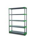 Regał plastikowy Jupiter-5 180x100x46 zielony