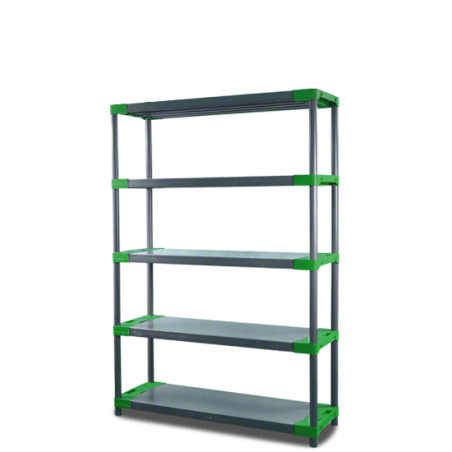 Regał plastikowy Jupiter-5 180x100x46 zielony