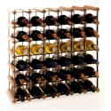 Stojak · 36 butelek RW-8 6x6 czerń·brąz
