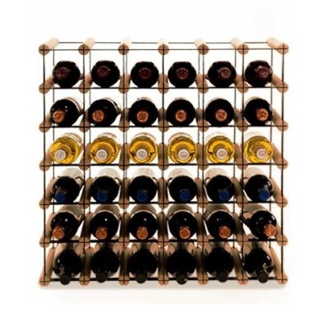 Stojak · 36 butelek RW-8 6x6 czerń·brąz