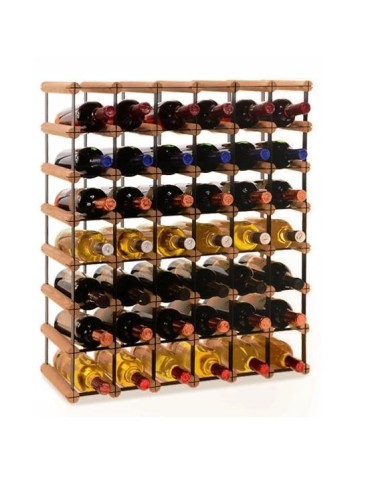 Stojak · 42 butelki RW-8 6x7 czerń·brąz