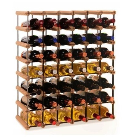 Stojak · 42 butelki RW-8 6x7 czerń·brąz