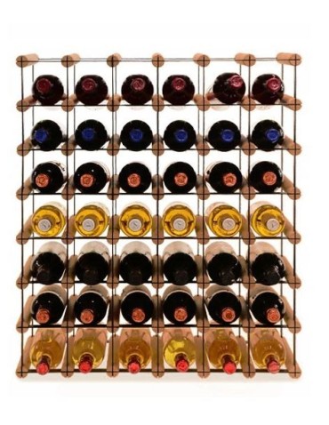 Stojak · 42 butelki RW-8 6x7 czerń·brąz - product 2