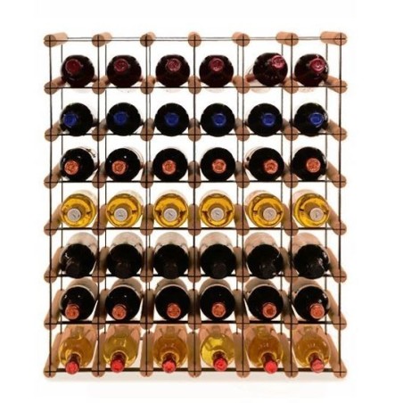 Stojak · 42 butelki RW-8 6x7 czerń·brąz