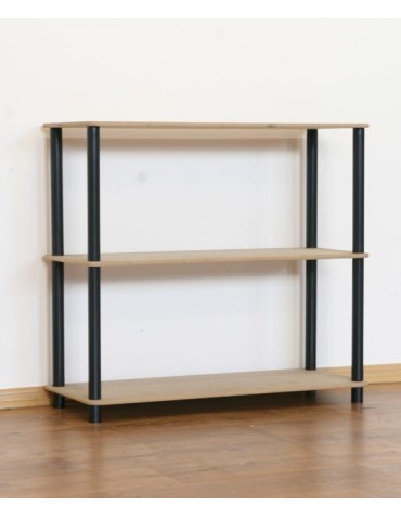 Regał rurkowy DEDAL-3N Czarne rurki