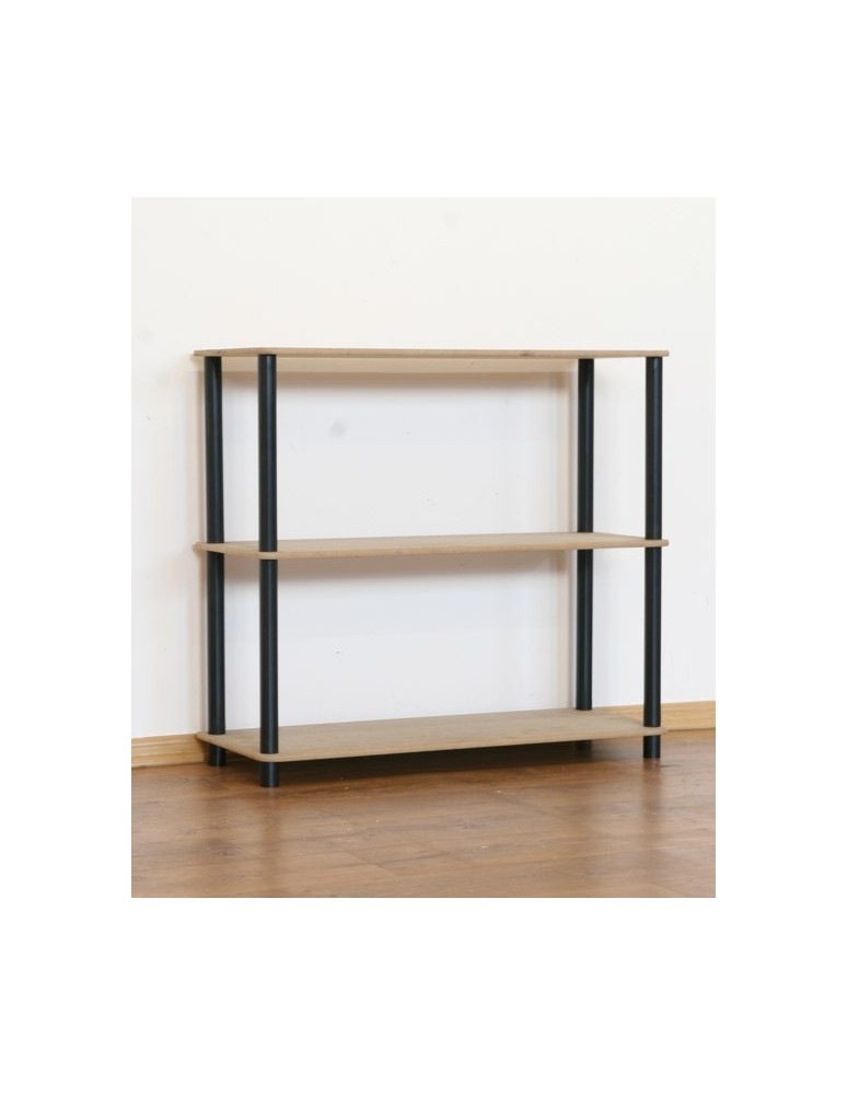 Seria Dedal - Regał rurkowy DEDAL-3N Czarne rurki - product MODO24.PL 1