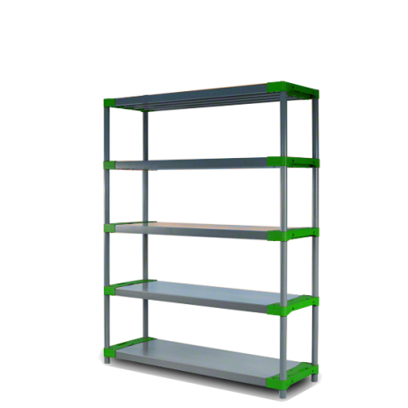 Regał plastikowy Jupiter-5 180x120x46 zielony