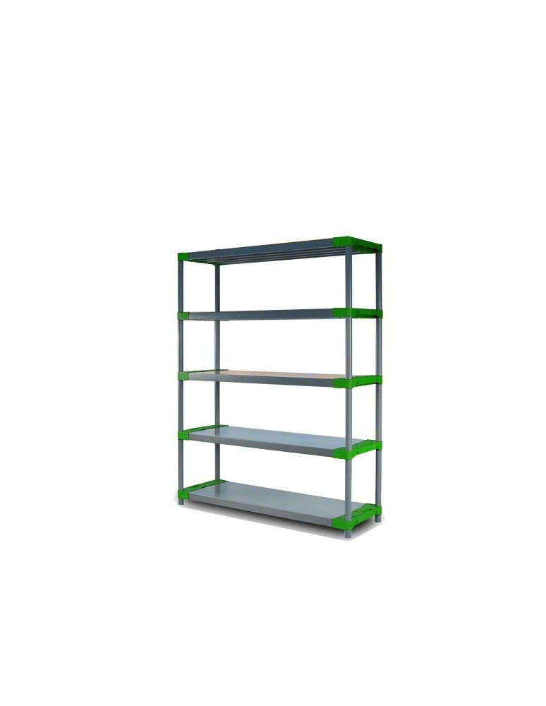 Jupiter-5 - Regał plastikowy Jupiter-5 180x140x46 zielony - produkt MODO24.PL 1