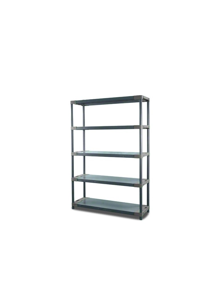 Tytan-5 - Regał plastikowy TYTAN-5 szary · 180x110x46 · Nośność półki 160 kg - produkt MODO24.PL 1