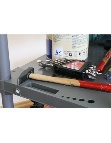 Tytan-5 - Regał plastikowy TYTAN-5 zielony · 180x110x46 · Nośność półki 160 kg - product 4