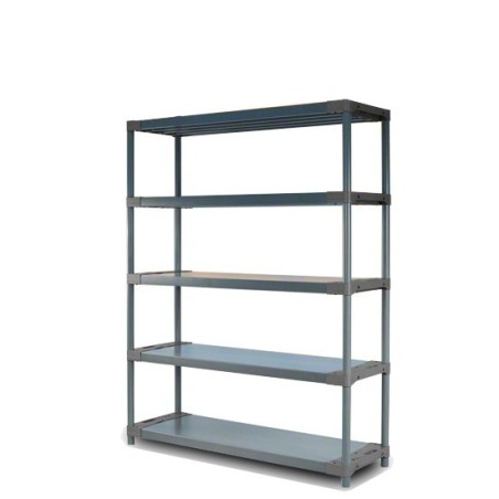 Regał plastikowy Jupiter-5 180x150x46 szary