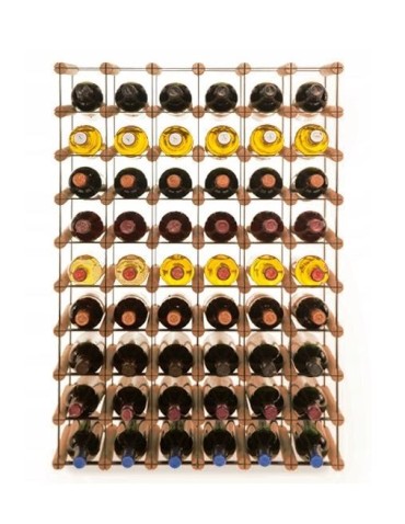 Stojak · 54 butelki RW-8 6x9 czerń·brąz