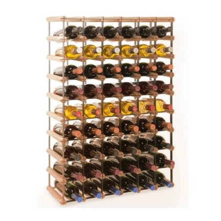 Stojak · 54 butelki RW-8 6x9 czerń·brąz