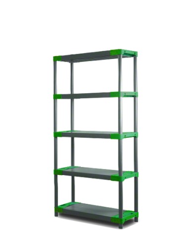 Regał plastikowy Jupiter-5 180x70x46 zielony