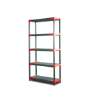 Regał plastikowy Jupiter-5 180x80x46 czerwony