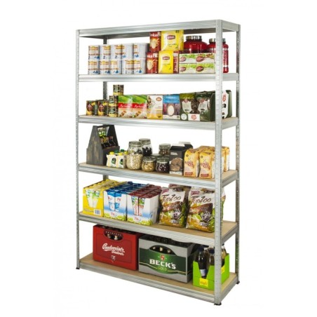 Regał metalowy Helios 213x120x35_6_Z - 175 kg / na półkę