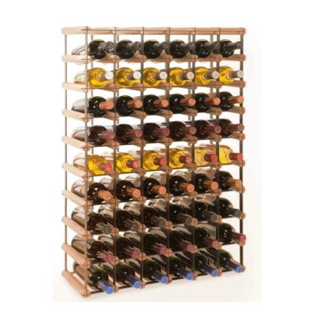 Stojak · 48 butelki RW-8 6x8 czerń·brąz