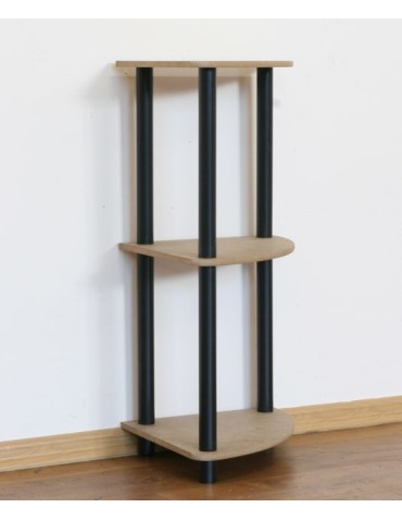 Regał rurkowy DEDAL-3Z Czarne rurki