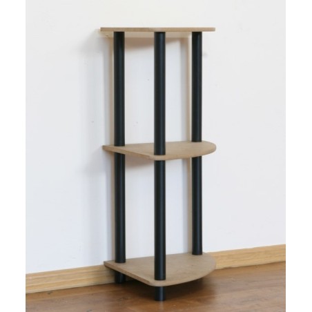 Regał rurkowy DEDAL-3Z Czarne rurki