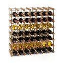 Stojak · 49 butelek RW-8 7x7 czerń·brąz