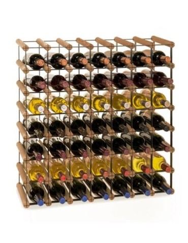 Stojak · 49 butelek RW-8 7x7 czerń·brąz