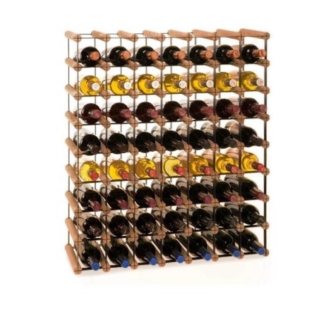 Stojak · 56 butelek RW-8 7x8 czerń·brąz