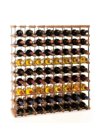 Stojak · 72 butelki RW-8 8x9 czerń·brąz