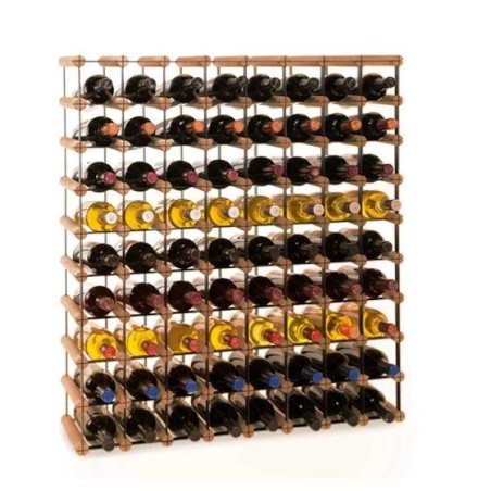 Stojak · 72 butelki RW-8 8x9 czerń·brąz